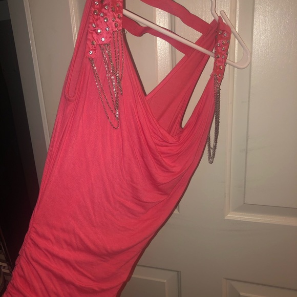 Coral dressy tank top - Picture 6 of 6
